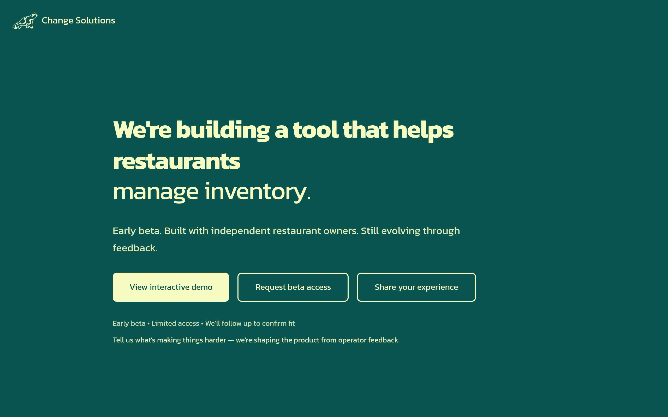 Change Solutions AI